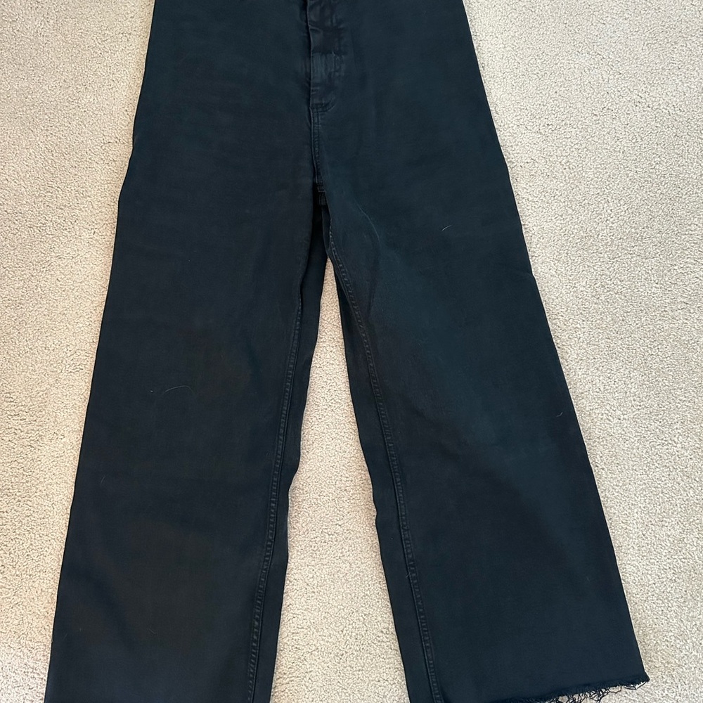Zara Marine Wide Leg Jeans
